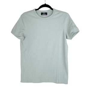 Bershka Waffle Knit Mint Short Sleeve Top